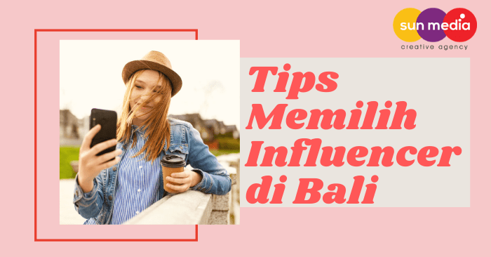 Influencer di Bali
